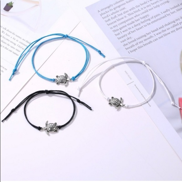 Turtle & Compass Rope Bracelet/Anklets - Picture 3 of 8